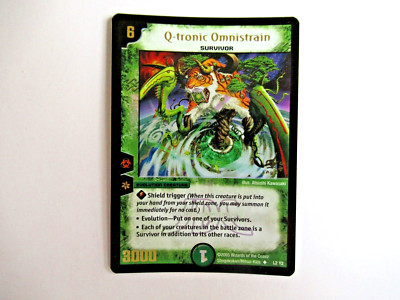 Duel Masters Q-tronic Omnistrain L2 Y1 League JDC Foil Promo WOTC 2004