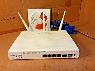DrayTek Vigor 2830n-Plus ADSL2+ Security Firewall VPN Router Modem, OHNE NETZTEIL -