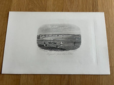 victorian print - weymouth from the hotel