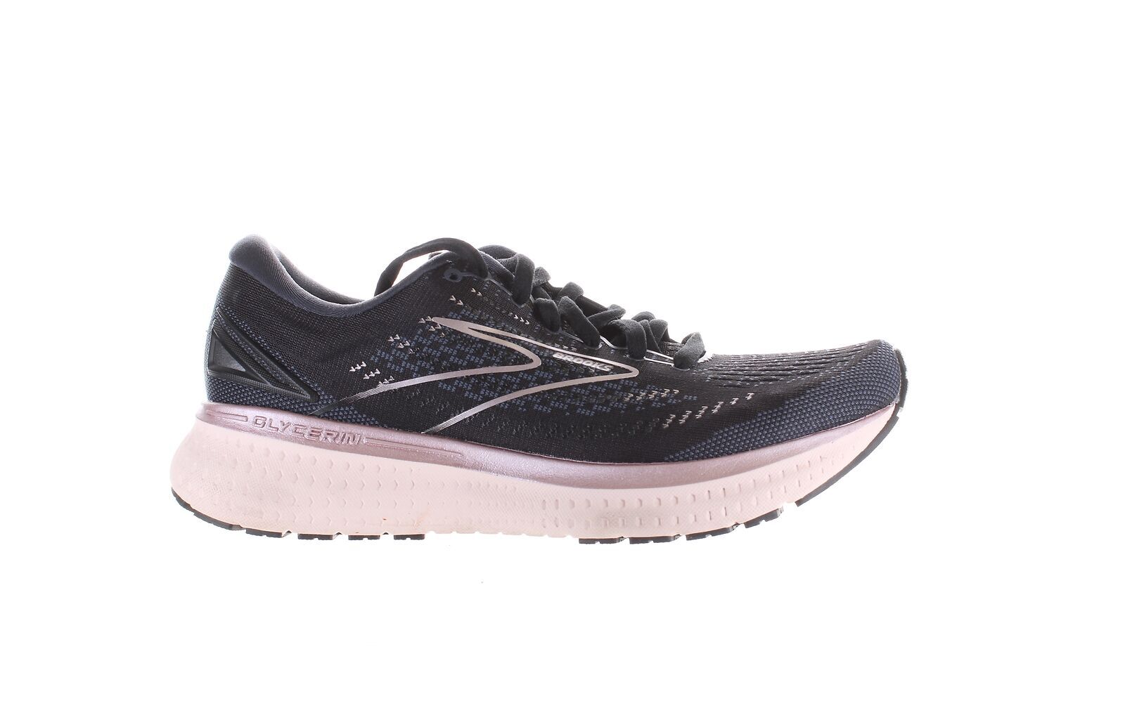 Size 8 Brooks Glycerin 19 Wide Black Ombre Metallic for sale online