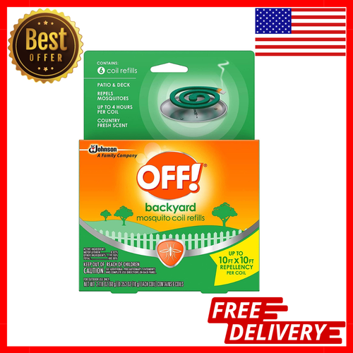 OFF! Backyard Mosquito Repellent Coil Refills, Perfect for Outdoor