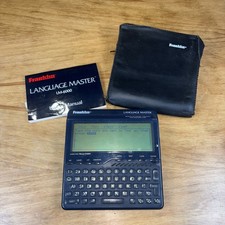 Franklin LM-6000 The Speaking Language Master Vintage Tested Working