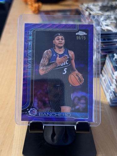 2025-26 Topps Chrome Update - Paolo Banchero Purple /75