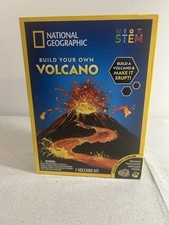 National Geographic Build Your Own Volcano Science Kit 2021 NEW IN BOX