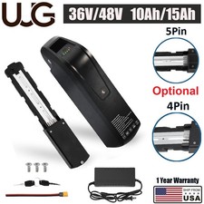 48V 36V Ebike Lithium Battery 10Ah 15Ah 2000W Motor Electric Bicycle w/ Char-ger