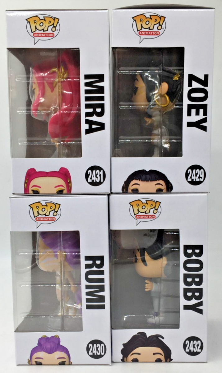 Funko Pop! Kpop Demon Hunters Mira #2431 Rumi #2430 Zoey #2429