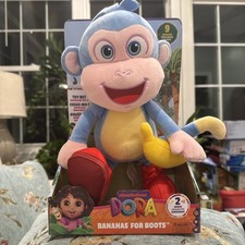 Nickelodeon Dora Boots Singing Plush Monkey Kids Gift Toy Present BRAND NEW