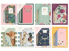 2027 Slim Week To View Diary Planner Gift Box Set With Pen Animal Nature Designs