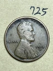 1913-S LINCOLN WHEAT CENT, low mintage date, "FINE" condition #725