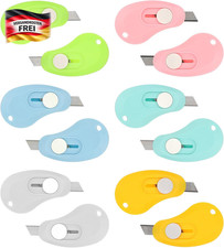 Mini Cuttermesser Set 12 Stück, Universal Paketöffner, Sicher, Tragbar