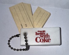 Coca-Cola vintage-style keychain Phone Book Unused