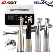 NSK Style Dental Brushless LED Electric Micro Motor/1:5 Increasing Handpiece USA