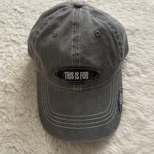 New TWICE THIS IS FOR WORLD TOUR IN JAPAN Cap Gray Official K-POP Limited Japan