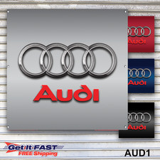 Audi Rings Banner Sign Wall Art