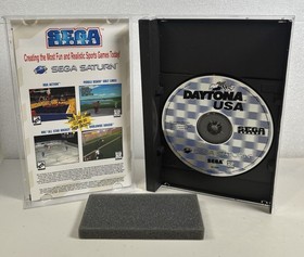 Sega Saturn Console & 5 games WORKING Daytona, Myst, Tomb Raider, Virtua Fighter