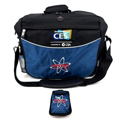 Vintage 2006 CES Knowledge Tracks Laptop Messenger Bag Promo Memorabilia NWOT