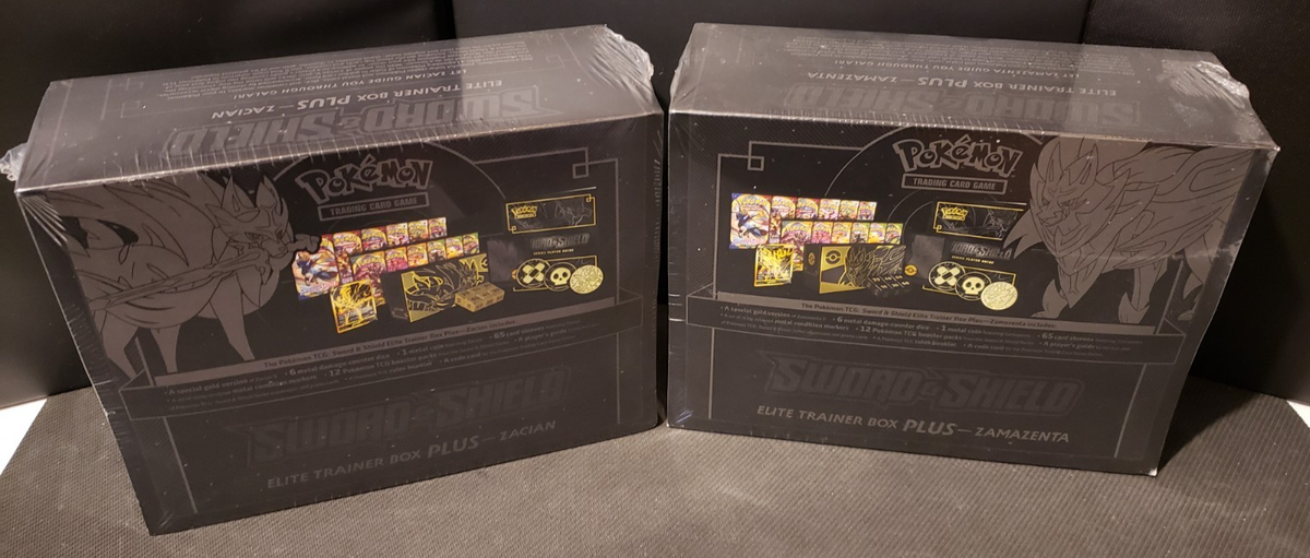 POKEMON ZACIAN & ZAMAZENTA ELITE TRAINER BOX PLUS FACTORY SEALED