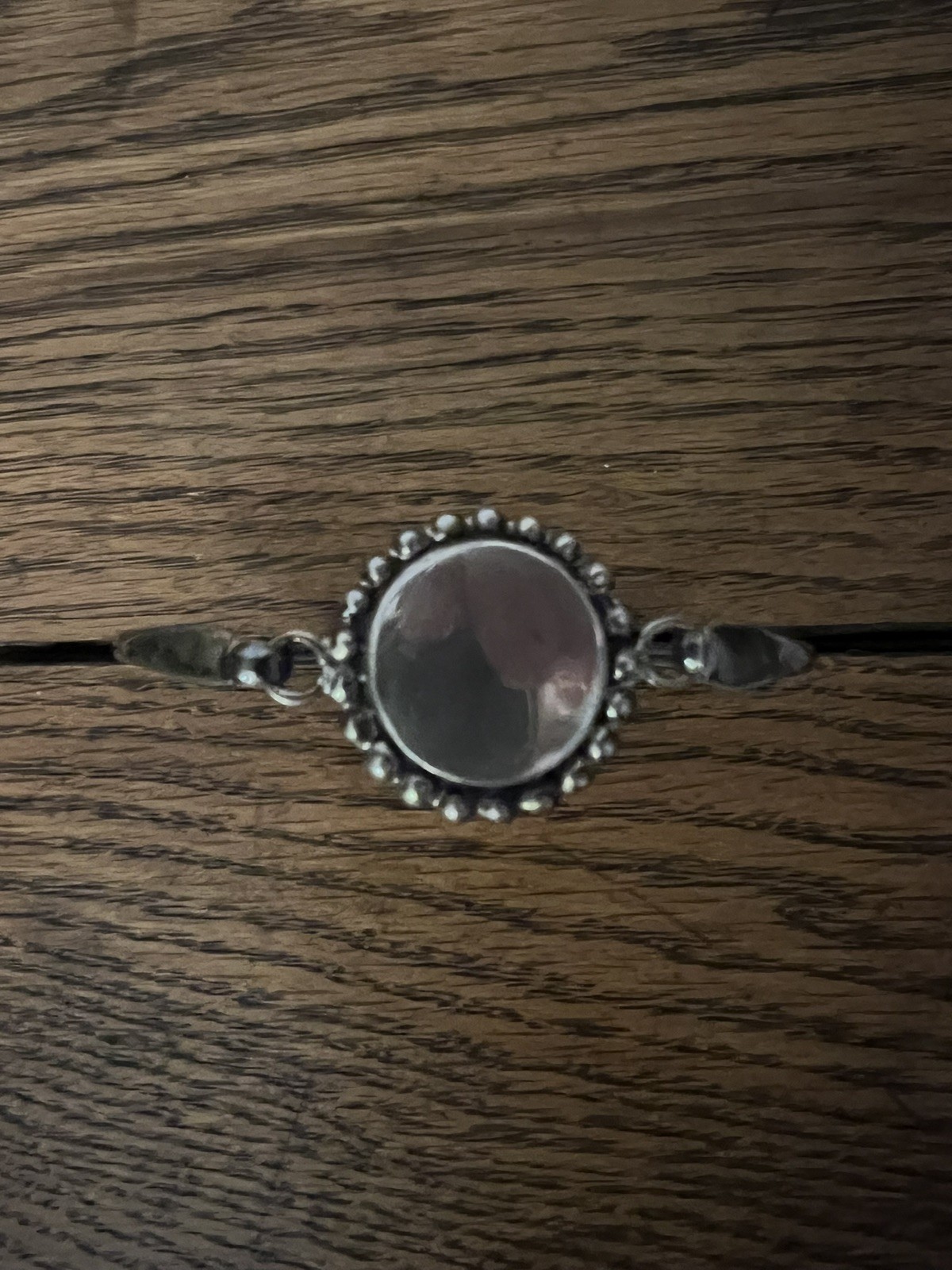 Sterling Silver Engravable Disc Hinged Bangle - image 9