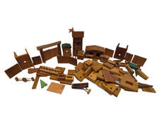 Indianer Bastelset basteln Fort Western Cowboys DDR Spielzeug Holzspielzeug