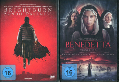 Benedetta + Brightburn (DVD) 2019/2021 - /Horror/Sci-Fi/Drama/Romanze/