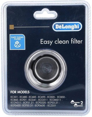 DeLonghi - Filtro 2 tazze per acchina da caffè Distinta Dedica Icona ECO311 Scultura EC8