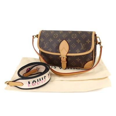 LOUIS VUITTON Monogram Diane Shoulder Bag Noir M45985 Purse