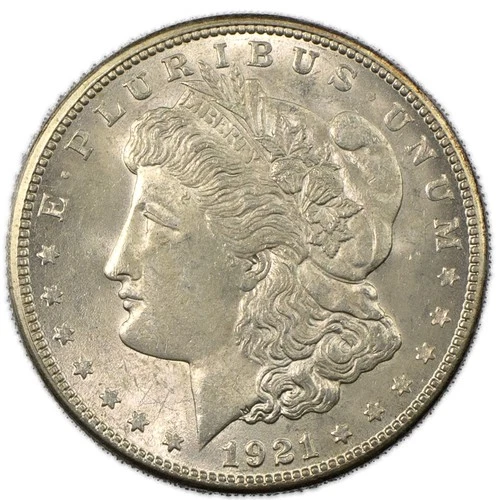 1921-S Morgan Silver Dollar BU Brilliant Uncirculated $1 Coin San Francisco Mint