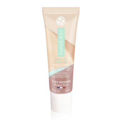 YVES ROCHER COULEURS NATURE SUPER MAT MATTIFYING FOUNDATION # PINK 200-30ml NEW