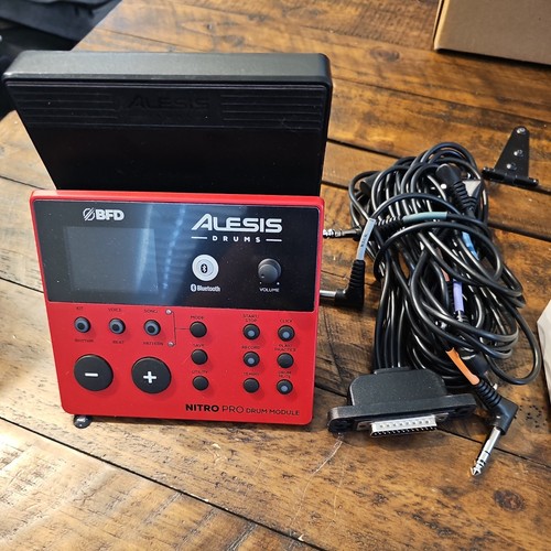 Alesis Nitro Pro Drum Module with harness and Power Cord NOT WORKING