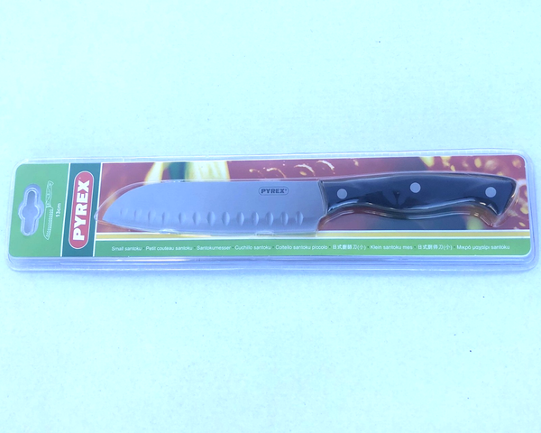 Santoku Messer 14 Cm Klinge Aus Edelstahl Santoku-Messer Neu Von Marke Pyrex-image