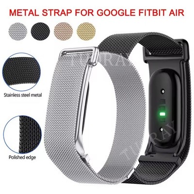 Für Google Fitbit Air (2026) Milanese Armband Fitness Tracker Mit Metall Hülle