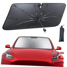 Tesla Model 3/Y Windshield Sunshade - 2026 Foldable Car Tesla 3/Y 2017-2026 