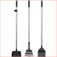 Hundekotschaufel Metall 84 Cm Verstellbarer Griff FüR GroßE Mittlere Kleine