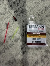 Eemann Tech Front Sight For Cz 75 Cz Shadow 2 Checkered With 15mm Fiber Optc Eemann Tech Front Sight For Cz 75 Cz Shadow 2 Checkered With 15mm Fiber Optc
