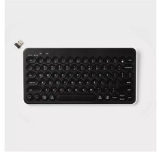Heyday - Wireless Bluetooth Keyboard w/ USB Receiver Black/White