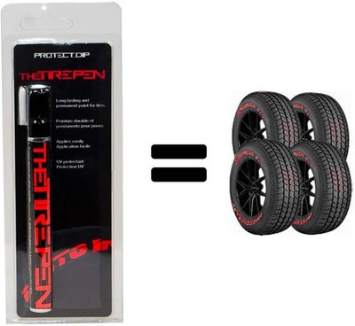 Tire Lettering Paint Pen Tire Ink Permanent Tire Marker (Red)-Red