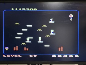 Food Fight - Atari 7800 - Vintage Game Cartridge (Tested Works)