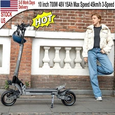 Adults Electric Scooters 700W Motors 48V 28 MPH Drive Commute Off Road E-Scooter