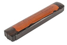 A CHINESE 19th Century Daoguang Period ZITAN AND BAMBOO WRIST REST ?????????????