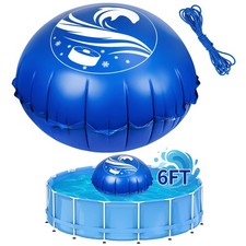 6 Ft Pool Pillows for Above Ground Pools, Heavy Duty Air Pillows Float for Cl...