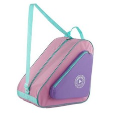 Skate Bag for Ice, Inline, Roller  Quad Skates - Kids  Violet-Pink/Mint 020