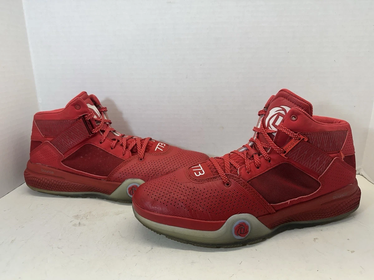 Men\'s Adidas Bounce 773 Maroon Burgundy Size 11.5 Sneakers Shoes adidas D Rose 773 4 Maroon for Sale | Authenticity  main image 2