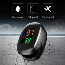 Finger Clip Digital Pulse Monitor Oximeter SpO2 Heart Rate Saturation Meter