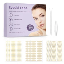 Double Eyelid Tape 600 Pcs,Create Perfect Double Eyelids, Lift Sagging Eyelids, 