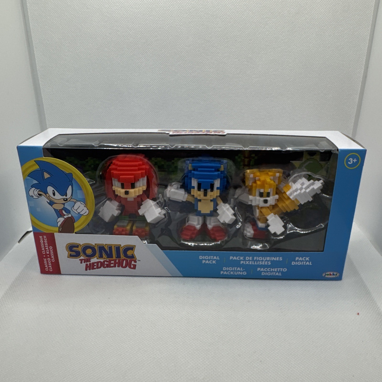Jakks Pacific Sonic the Hedgehog Digital 3 pack Pixelated 2.5