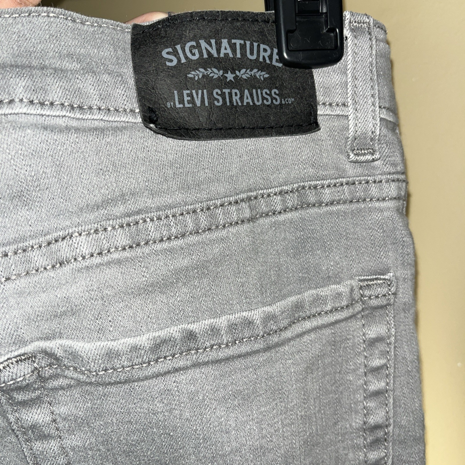 Signature by Levi Strauss & Co Jeans Boys Slim 16 Regular Gray image 4