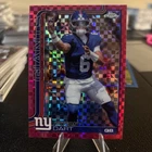 2026 Topps Chrome Football Jaxson Dart Pink X  Fractor Rookie Card NY Giants