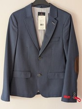 Anzugjacke Gr.164 Slim blau,gefüttert, von Lemmi, Feste, Neu