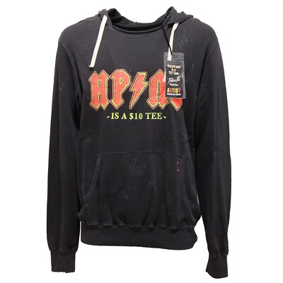 Sweatshirt Happiness Felpa Uomo 7679P Felpa Nera Garzata HAPPINESS