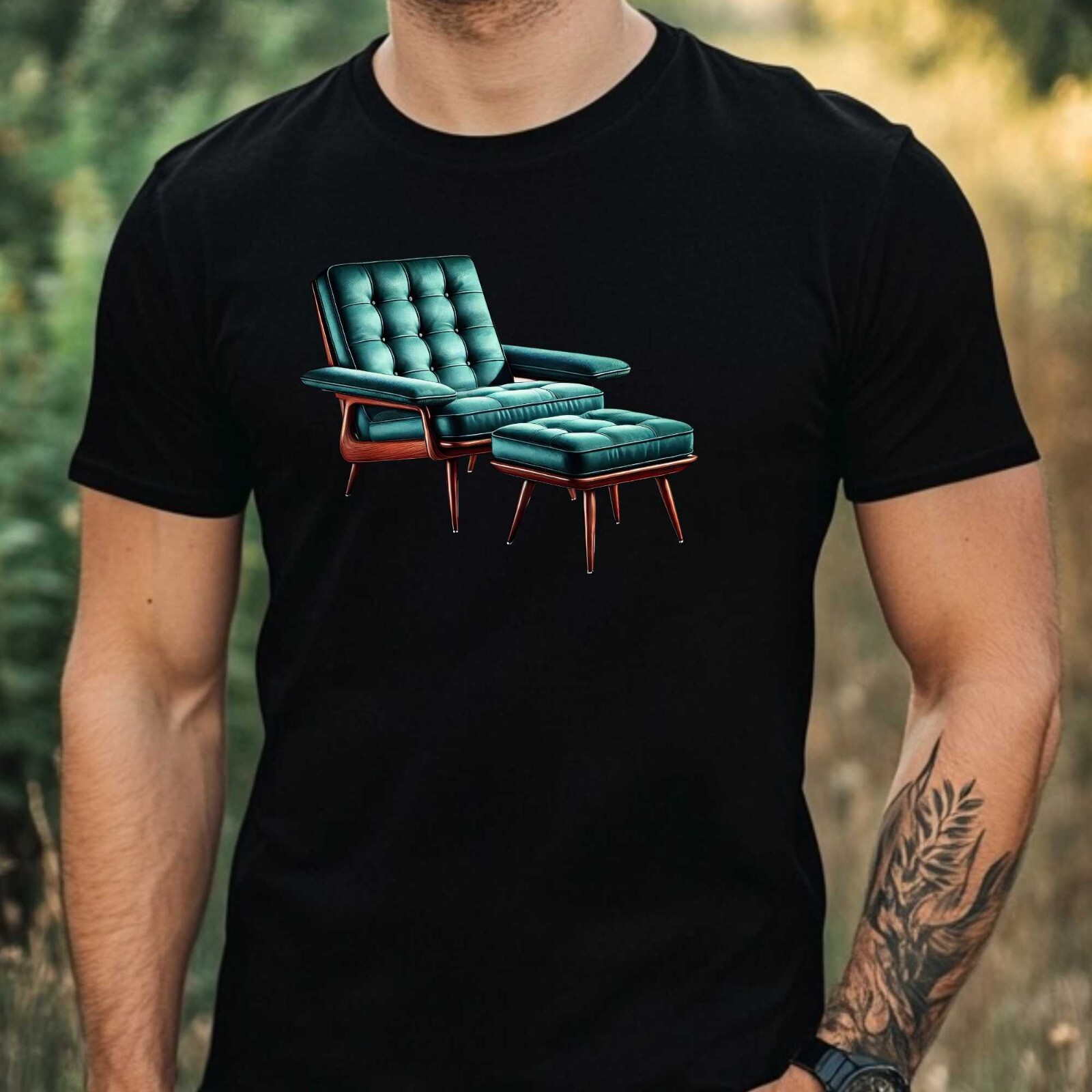 Camiseta Hombre Interior Moderno Motivo Algodón Talla XS a 5XL